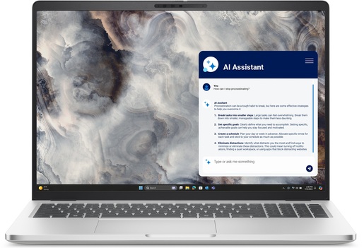 Dell Pro 16 Plus, N1329, 16" IPS Full HD+, Intel Core Ultra 7 255U, 16GB RAM, 512GB SSD, Intel Graphics, Windows 11 Pro, laptop