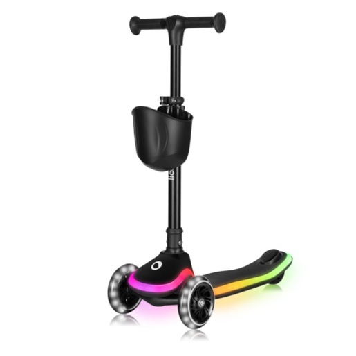 Lionelo romobil Mey LED, Black Onyx