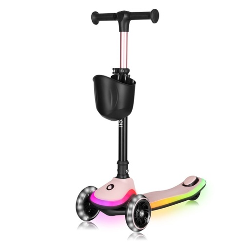 Lionelo romobil Mey LED, Pink Rose