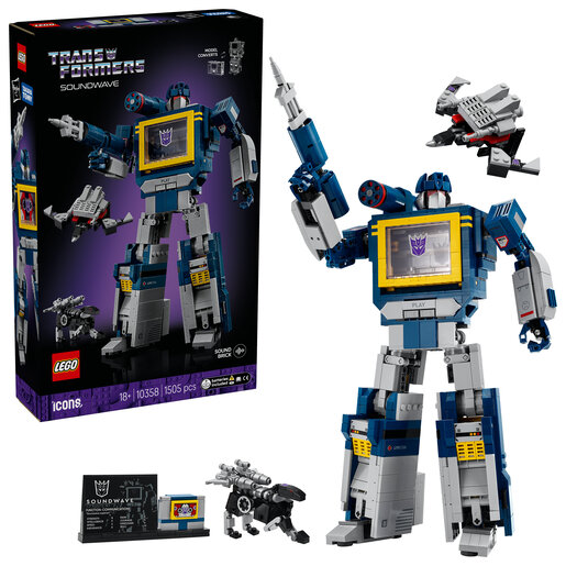 LEGO® Icons Transformers: Soundwave 10358