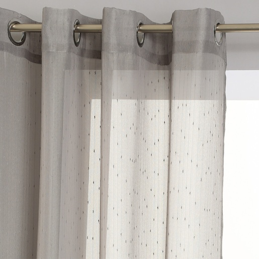 Atmosphera zavjesa Striped, 140x240 cm, siva