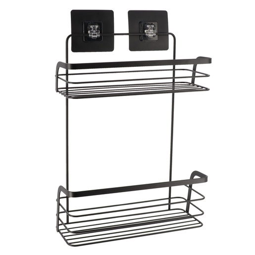 Tendance zidna košarica, dvostruka, crna