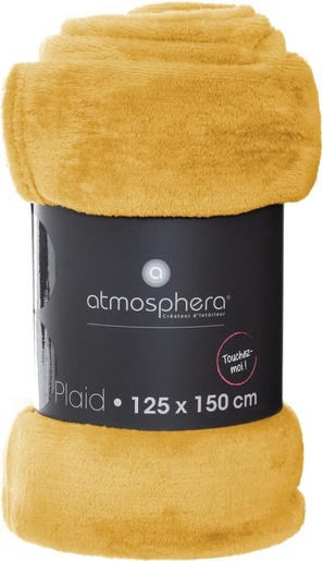 Atmosphera deka, flanel, 150x125x1 cm, oker