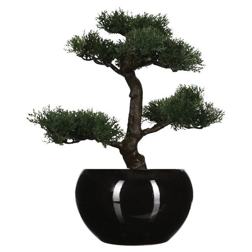 Atmosphera umjetno cvijeće - bonsai, 36 cm, crna