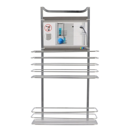 Tendance dvostruka košarica za tuš, 47x25.7x9.2 cm, inox