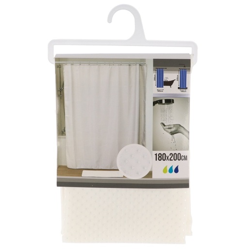 Tendance zavjesa za kadu Diamond, 180x200 cm, bijela