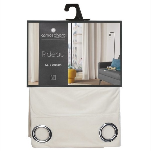 Atmosphera zavjesa Dimout Lilou, 140x260 cm, bež