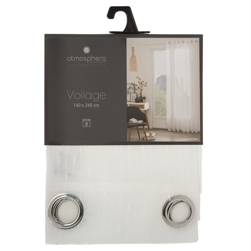 Atmosphera zavjesa Anissa, 140x260 cm, bijela
