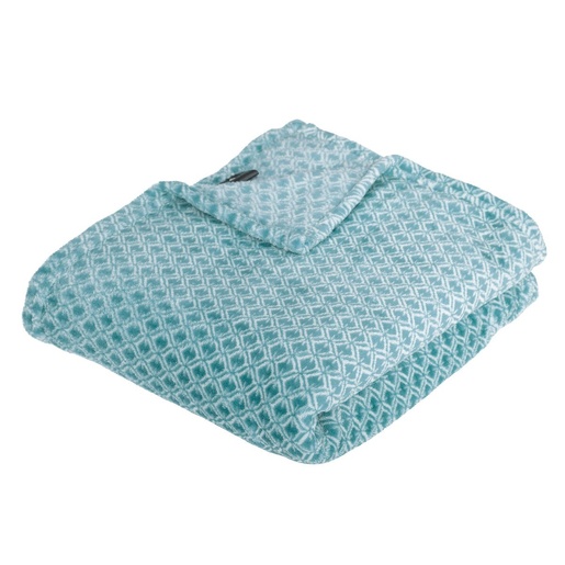 Atmosphera deka Ottoman, 150x125x0.5 cm, plava