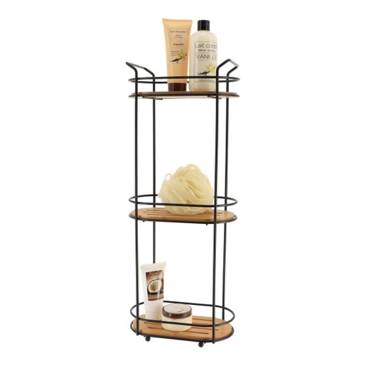 Tendance polica trostruka ovalna, crna