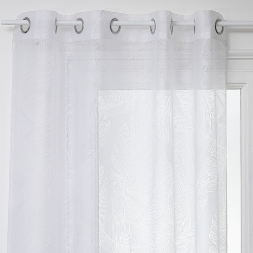 Atmosphera zavjesa Leaf, 140x240 cm, bijela