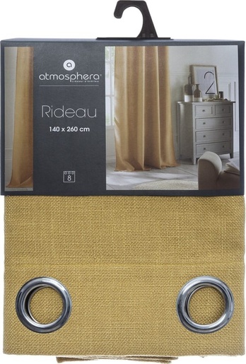 Atmosphera zavjesa Dimout Clem, 140x260 cm, oker