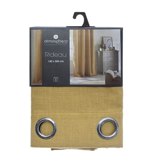 Atmosphera zavjesa Dimout Clem, 140x260 cm, oker