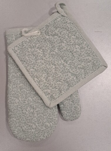 Kuhinjski set 2/1 printani, zeleni