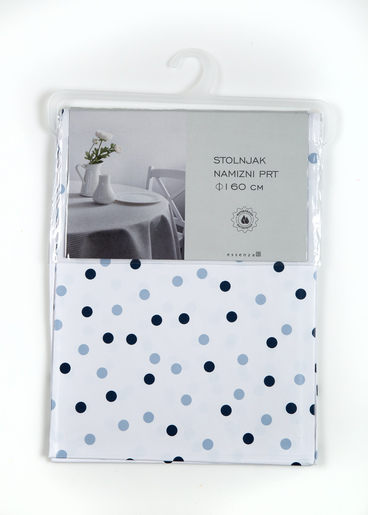 Stolnjak PVC, Ø160, točkice