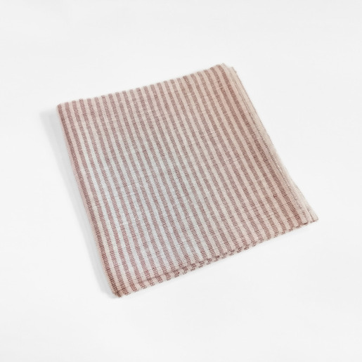 Krpa kuhinjska, 50x70cm, sitne pruge, roza