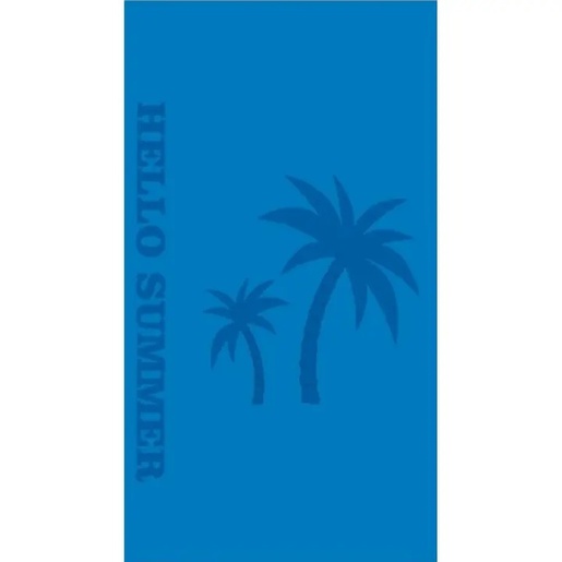 Ručnik za plažu, 70x150cm, palme, plave