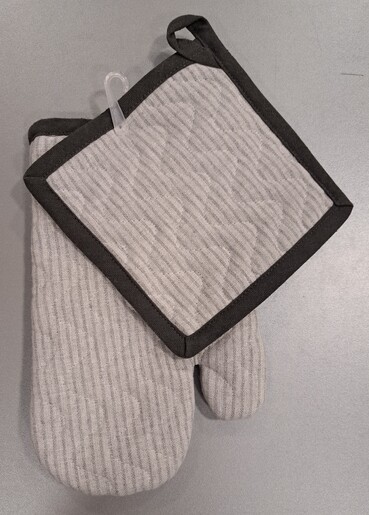 Kuhinjski set 2/1 printani, sivi