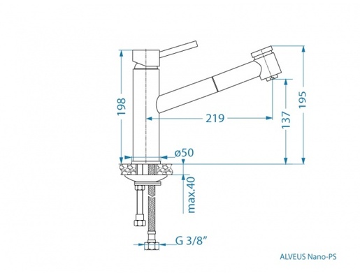 Alveus slavina Nano-Ps, Krom