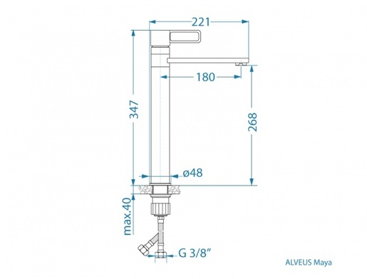Alveus slavina Maya, Steel