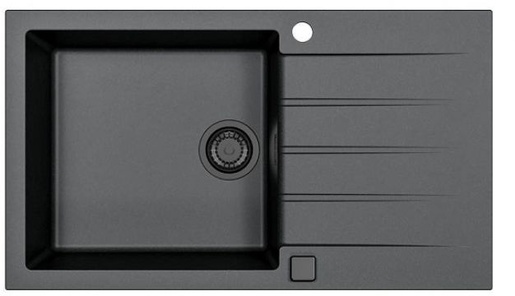 Alveus set CADIT 40 i slavina FLEXA Black Edition