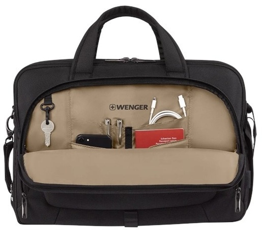 Wenger Meteor Brief, do 17", crna, torba