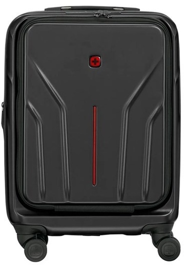 Wenger Amplix Carry-On, odvojeni utor, do 16", crni, kofer