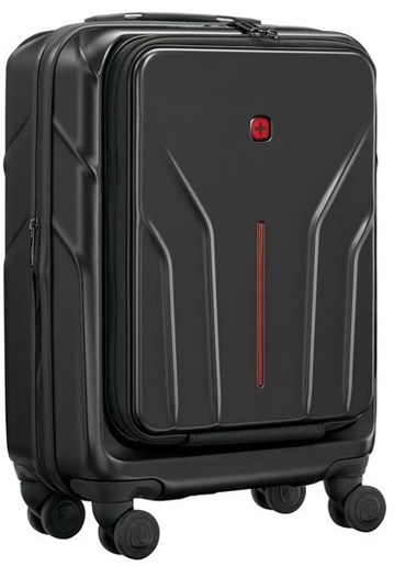 Wenger Amplix Carry-On, odvojeni utor, do 16", crni, kofer