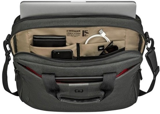 Wenger MX ECO Brief, do 16", siva, torba