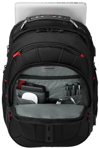 Wenger Pegasus Ballistic Deluxe, do 16", crni, ruksak