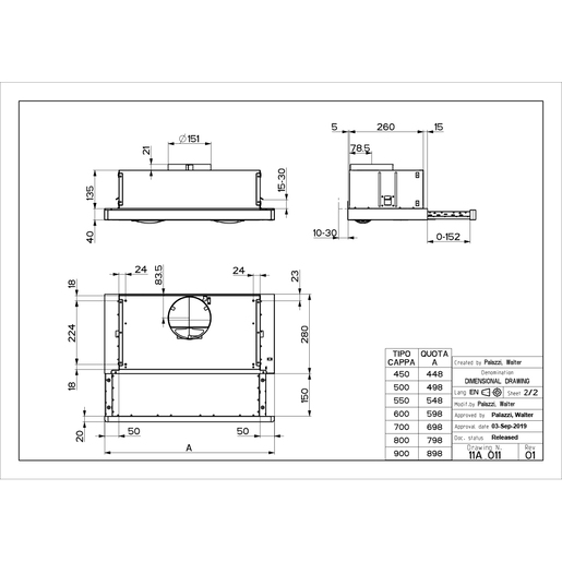 Faber napa Flexa NG Hip BK A60