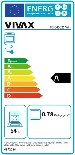 VIVAX HOME štednjak FC-04602S WH