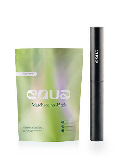 EQUA, Matchaccino Magic 150g + Punjiva pjenilica, Start paket