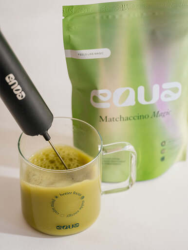 EQUA, Matchaccino Magic 150g + Punjiva pjenilica, Start paket