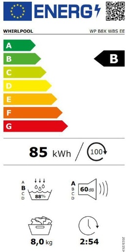 Whirlpool sušilica rublja WP B8X WBS EE