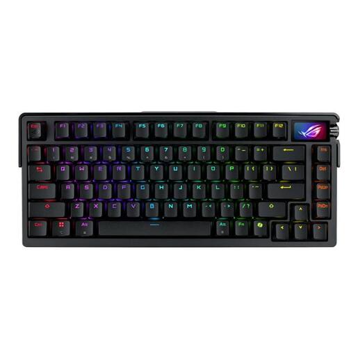 ASUS ROG Azoth Extreme, bežična mehaička tipkovnica, ROG NX Mechanical Switch, 75% veličina, crna