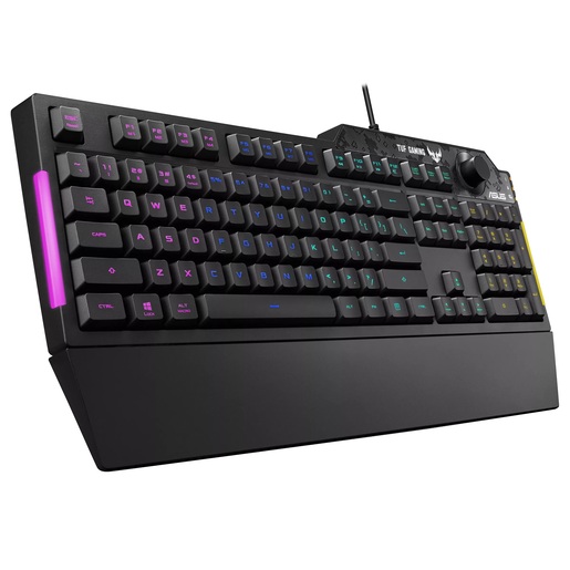 ASUS TUF Gaming K1, žična tipkovnica, crna