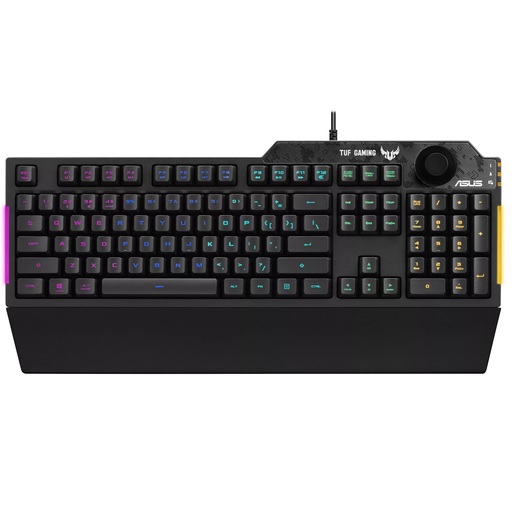 ASUS TUF Gaming K1, žična tipkovnica, crna