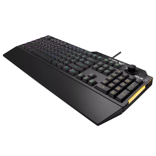 ASUS TUF Gaming K1, žična tipkovnica, crna