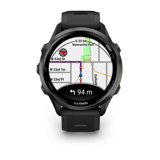 Garmin Forerunner 970, Carbon Gray / DLC Titanium, Black, 010-02969-10, pametni sat