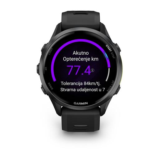 Garmin Forerunner 970, Carbon Gray / DLC Titanium, Black, 010-02969-10, pametni sat
