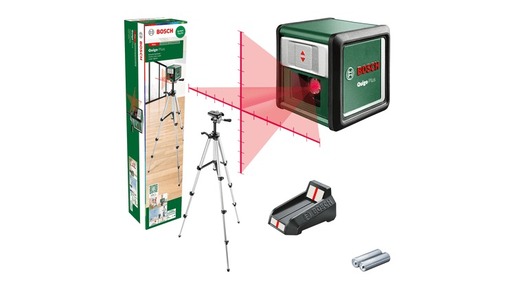 BOSCH križni laserski nivelir Quigo Plus + stativ