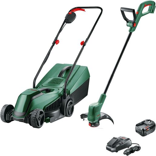 BOSCH akumulatorska kosilica EasyMower 18V-32-200 set + akumulatorski šišač tratine EasyGrassCut 18V SOLO alat