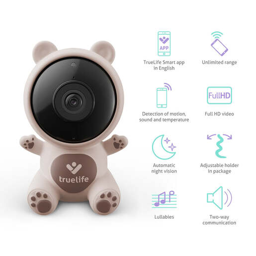 TrueLife digitalni video monitor NannyCam S3 Smart