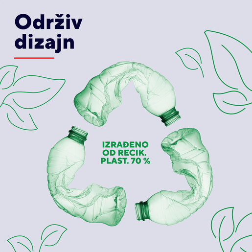 Trust Bayo II, ergonomski, bežični miš, crni