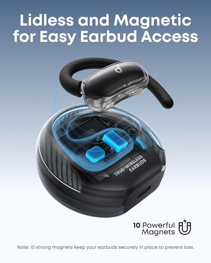 ANKER Soundcore V40i, Open-Ear Bluetooth slušalice, crne