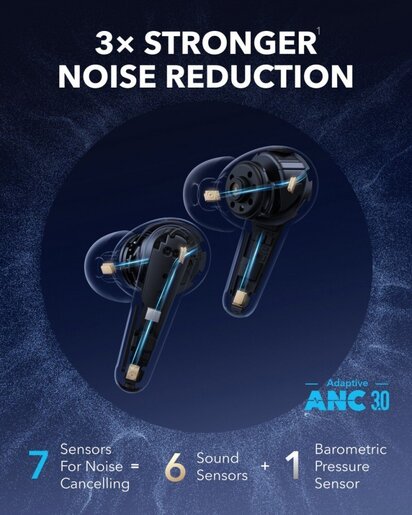 ANKER Soundcore slušalice Liberty 4 Pro, In-ear Bluetooth, crne