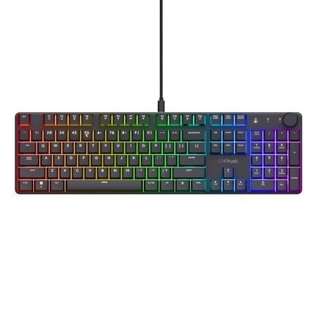 Trust gaming GXT 866 torix, mehanička tipkovnica, crna