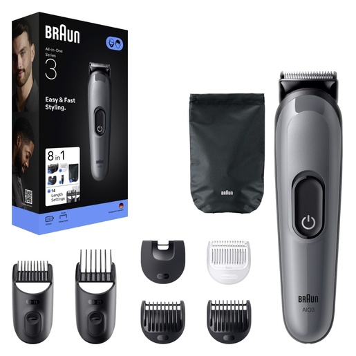 BRAUN All-In-One za bradu i kosu Series 3 3540 8u1