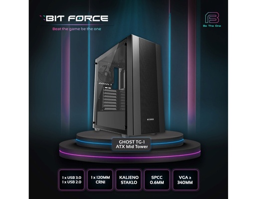 Cratos Pro v1, Intel Core i5 14400, 16GB RAM, 1TB SSD, Intel UHD, Windows 11 Professional, stolno računalo